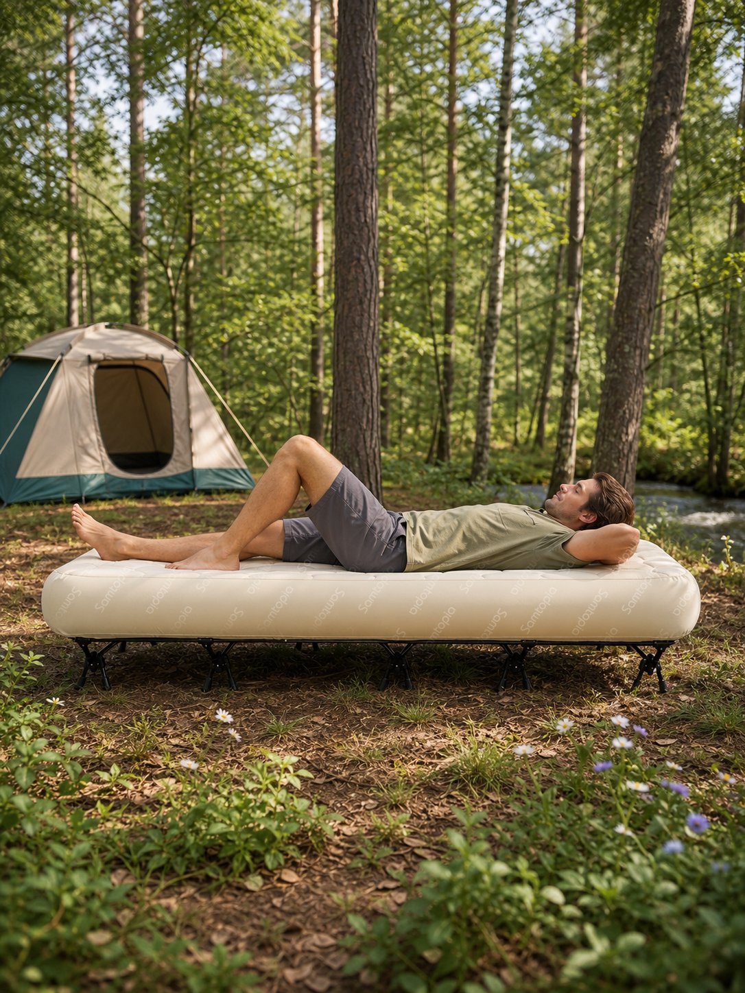 Inflatable Camp Bed