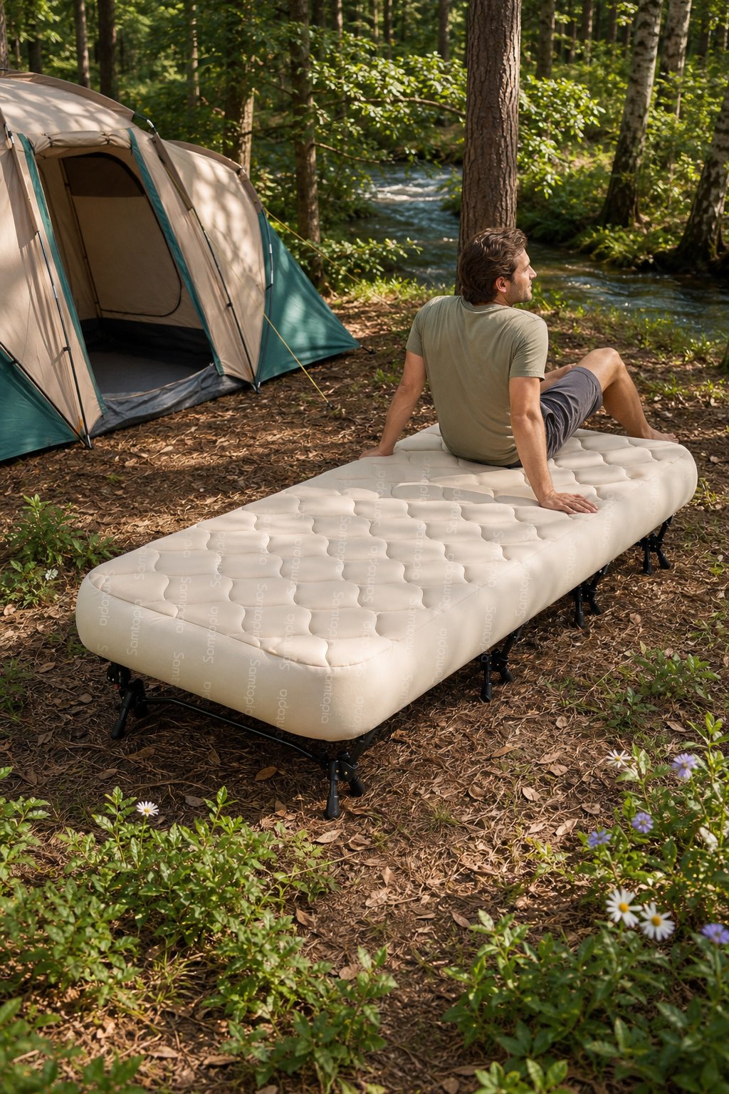 Inflatable Camp Bed