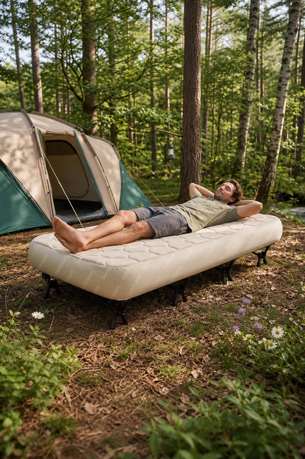 Inflatable Camp Bed