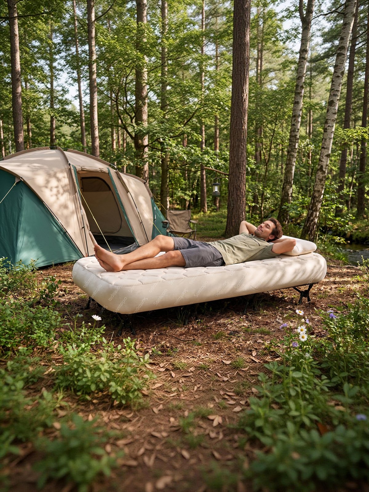 Inflatable Camp Bed